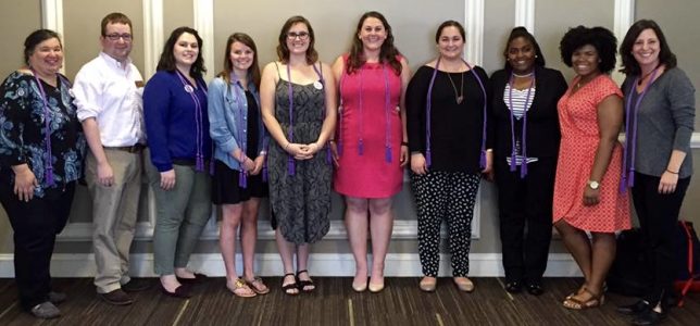 Triota advisors, officers, and new inductees in 2016